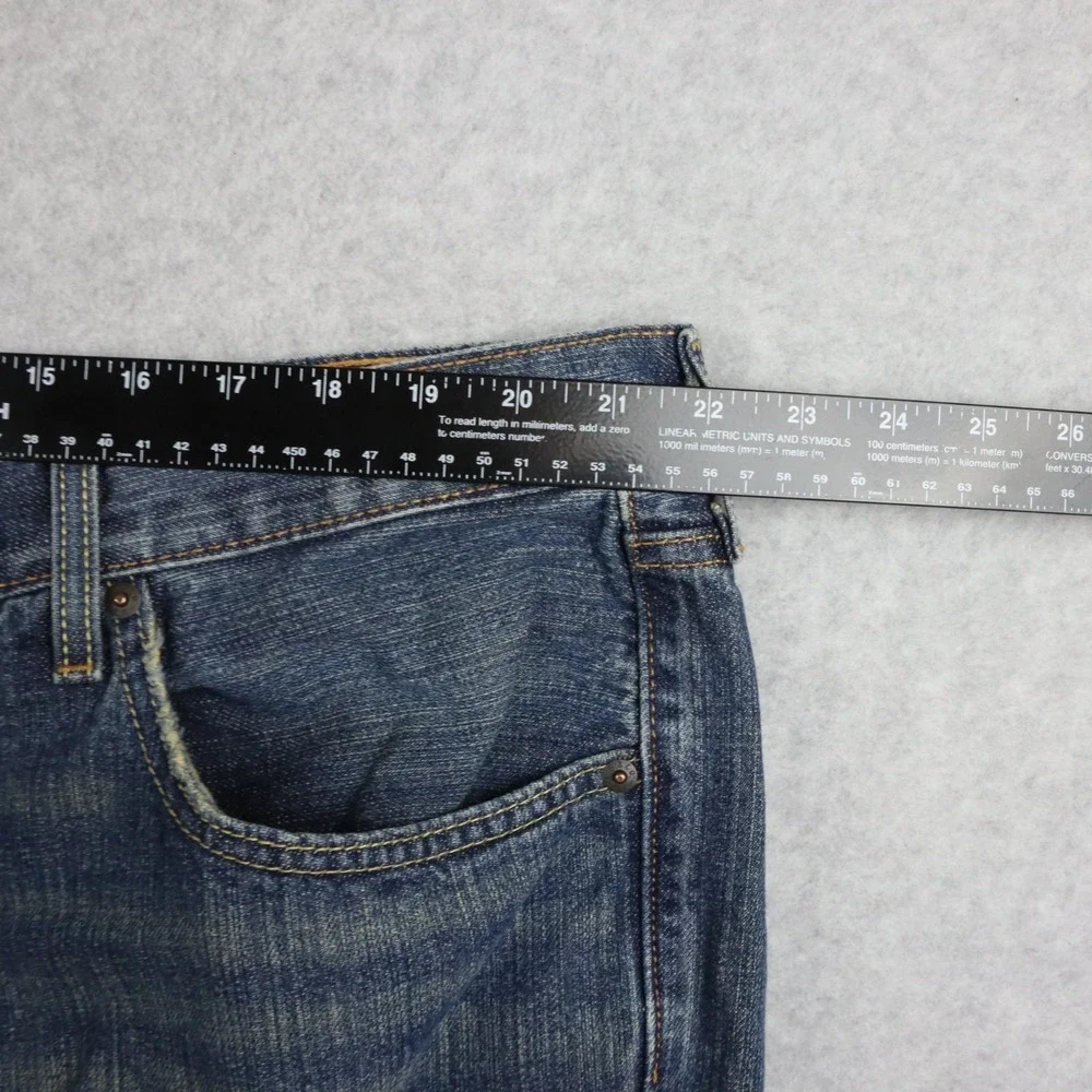 Levi's 559 Jeans Mens 46x27 Relaxed Straight Fit 5-Pocket Cotton Denim Blue‎